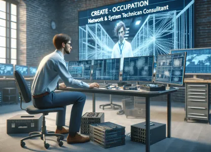 Bild som illustrerar Konsult-data-nätverk