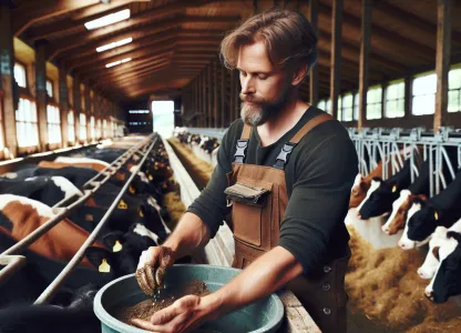 Bild som illustrerar Ladugårdsförman-lantbrukets-husdjur