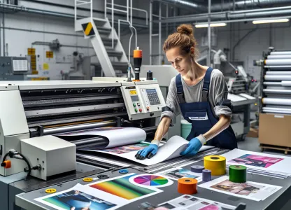 Bild som illustrerar Laminerare-tryckeri