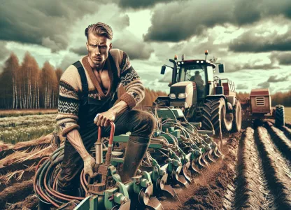 Bild som illustrerar Lantarbetare-maskinförare