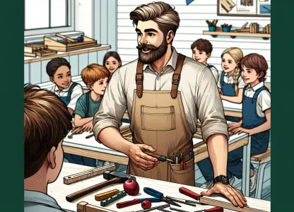 Image that illustrates Salary and Working Conditions for Wood and Metal Craft Teachers in Primary School