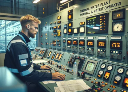 Bild som illustrerar Maskinist-drift-;-kraftverk-vattenverk-värmeverk