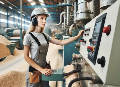 Bild som illustrerar Maskinoperatör-pellets