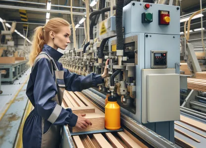 Bild som illustrerar Maskinoperatör-träytebehandling