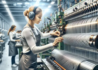 Bild som illustrerar Metallduksvävare