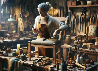 Bild som illustrerar Möbelrenoverare