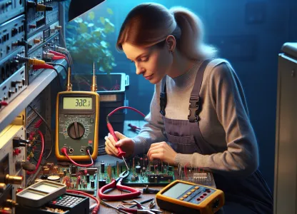 Bild som illustrerar Montör-reparation-tele-elektronik