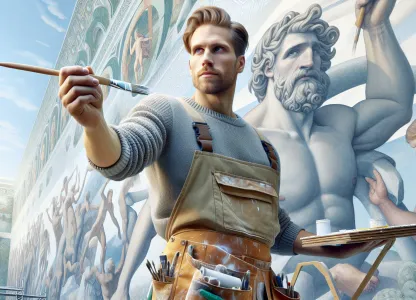 Bild som illustrerar Monumentalmålare