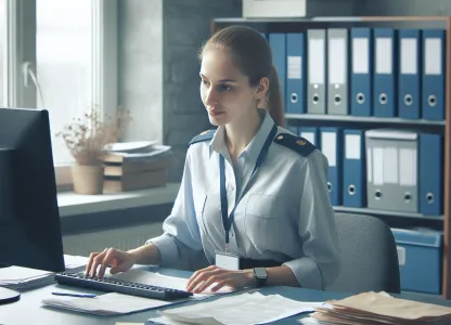 Bild som illustrerar övervakningskontorist