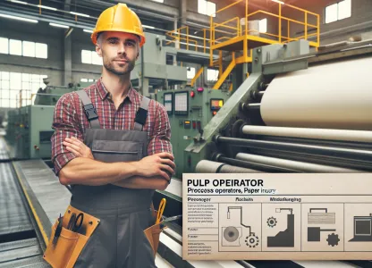 Bild som illustrerar Pulperskötare-pappersindustri