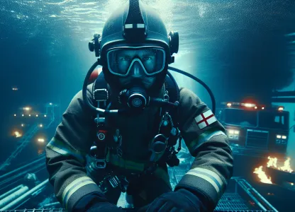 Bild som illustrerar Räddningsdykare