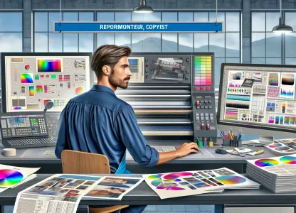 Bild som illustrerar Repromontör-kopist