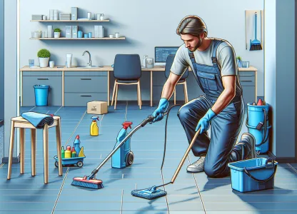 Bild som illustrerar Sanitetstekniker-städning