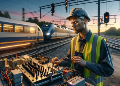 Bild som illustrerar Signaltekniker-järnväg