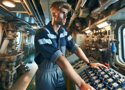 Bild som illustrerar Sjömaskinist