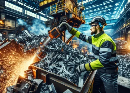 Image that illustrates Introduction to Scrap Crusher in Steelworks