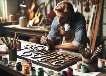 Bild som illustrerar Skyltmålare