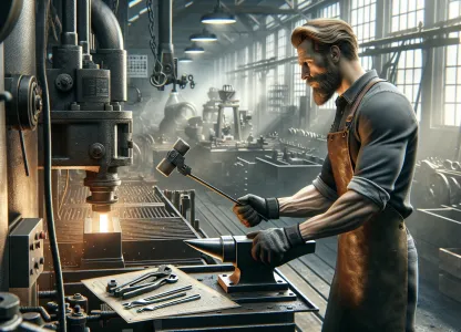 Bild som illustrerar Smidesoperatör