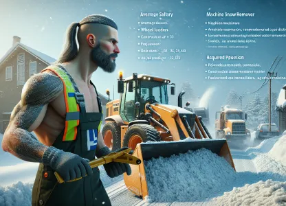 Bild som illustrerar Snöröjare-maskin