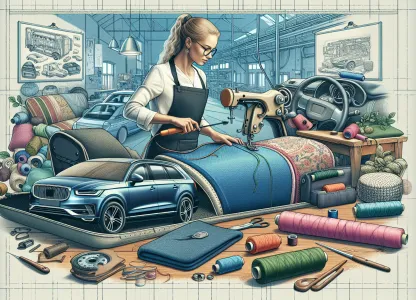 Bild som illustrerar Sömmare-bilklädsel