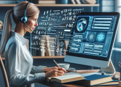 Bild som illustrerar Språkteknolog