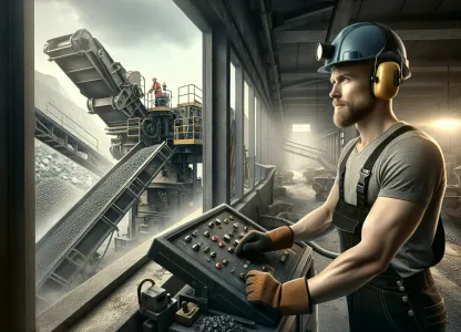 Bild som illustrerar Krossverksmaskinist