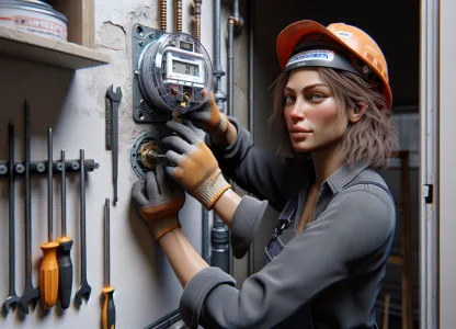 Bild som illustrerar Gasmätareuppsättare