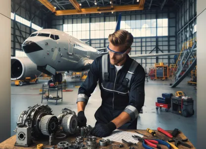 Image that illustrates Aircraft Mechanic: An Exciting Profession with a Stable Salary