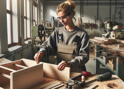 Bild som illustrerar Snickeriarbetare-emballage