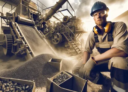 Bild som illustrerar Stenkrossmaskinist