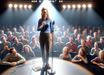 Bild som illustrerar Stand-up-komiker