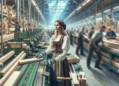 Bild som illustrerar Spikare-trähustillverkning