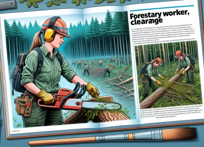 Bild som illustrerar Skogsarbetare-röjning