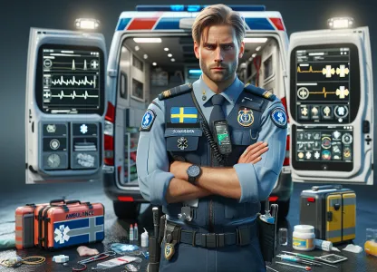 Bild som illustrerar Sjukvårdare-ambulansförare