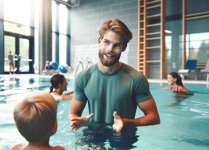 Bild som illustrerar Simskollärare-friskvård