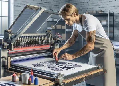 Bild som illustrerar Schablontillverkare-screentryck