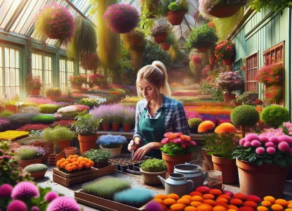 Bild som illustrerar Prydnadsväxtodlare