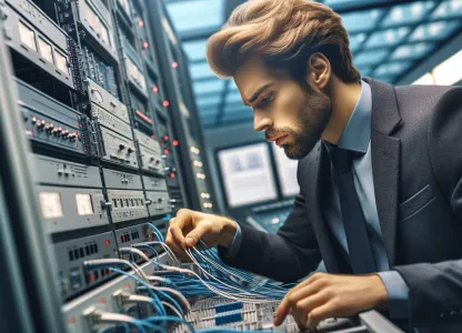 Bild som illustrerar Produktionstekniker-telekommunikation