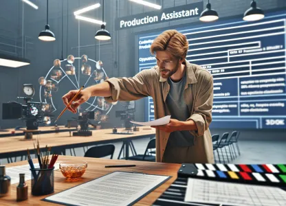 Bild som illustrerar Produktionsassistent-film-tv
