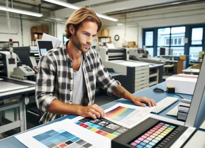 Bild som illustrerar Prepresstekniker