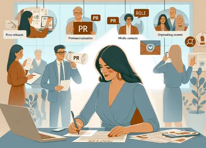 Bild som illustrerar Pr-kvinna