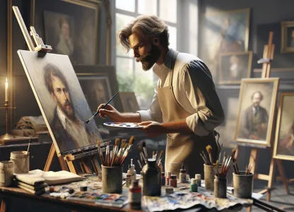 Bild som illustrerar Porträttmålare