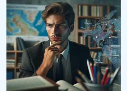 Bild som illustrerar Politolog