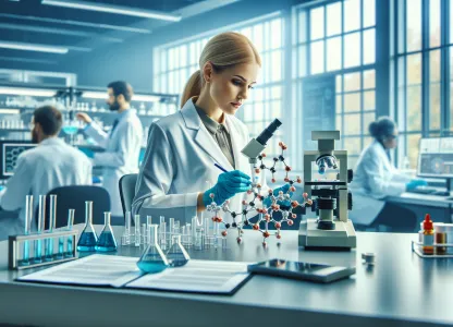 Bild som illustrerar Oorganisk-kemist