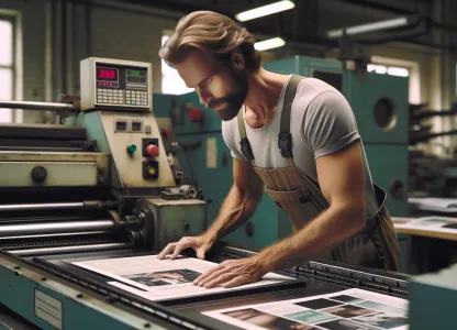 Bild som illustrerar Offsettryckare