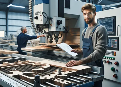 Bild som illustrerar Nc-fräsare-trä