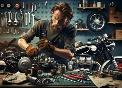 Bild som illustrerar Motorcykelreparatör