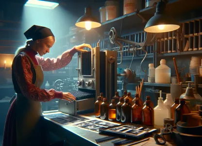 Bild som illustrerar Mörkrumsarbetare