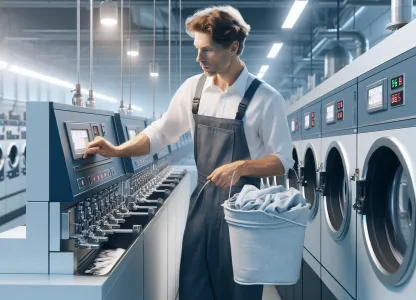 Bild som illustrerar Maskinoperatör-tvätteri