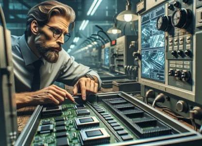 Bild som illustrerar Maskinoperatör-datachip